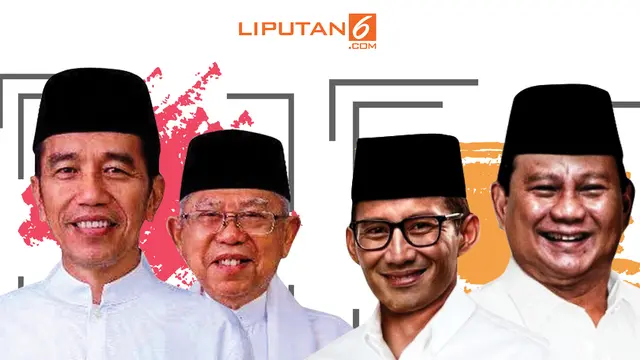 Banner Jokowi Vs Prabowo