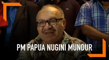 Perdana Menteri Papua Nugini Peter O'Neill mengundurkan diri. Ia mengundurkan diri setelah terjadi pembelotan sejumlah tokoh di negaranya.