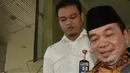 Mantan Ketua Komisi VIII, Jazuli Juwaini usai memenuhi panggilan KPK, Jakarta,Senin (4/5/2015). Jazuli diperiksa terkait dugaan korupsi penyelenggaraan ibadah haji. (Liputan6.com/Helmi Afandi)