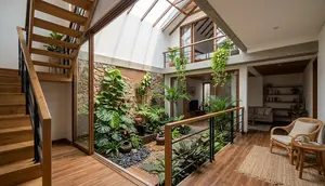 7 Inspirasi Desain Void Rumah Kecil, Trik Bikin Hunian Mungil Terasa Lega dan Sejuk