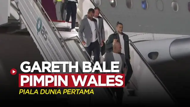 VIDEO: Gareth Bale dan Rombongan Timnas Wales Telah Tiba di Qatar