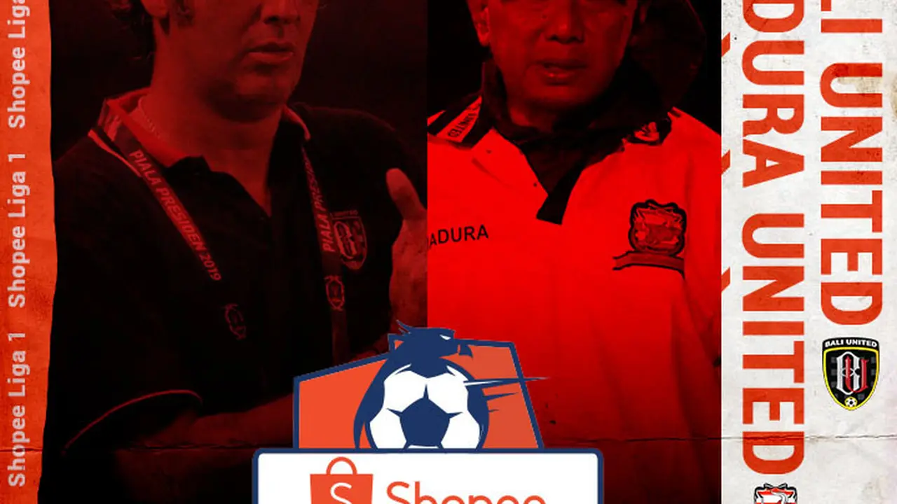 Shopee Liga 1 - Bali United Vs Madura United - Duel Pelatih