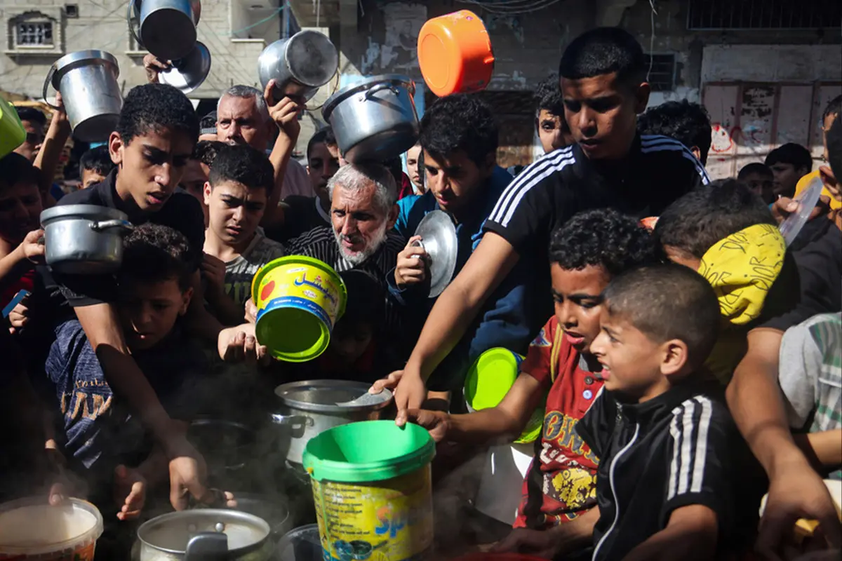 Distribusi Makanan Warga Gaza Palestina