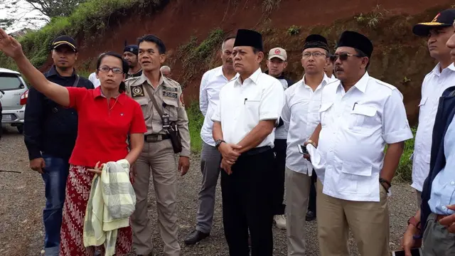 Calon gubernur Jawa Barat nomor urut 3 Sudrajat. (Tim Media Asyik/Huyogo Simbolon)