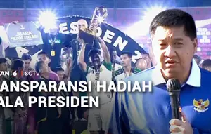 Transparansi Hadiah Piala Presiden