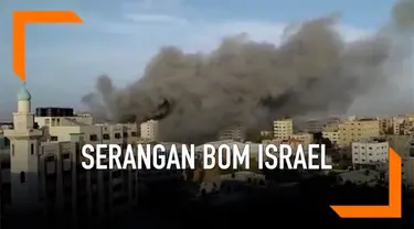 Israel lancarkan serangan udara besar-besaran ke wilayah Gaza. Bom hancurkan belasan gedung dan menewaskan sedikitnya 20 warga Palestina.