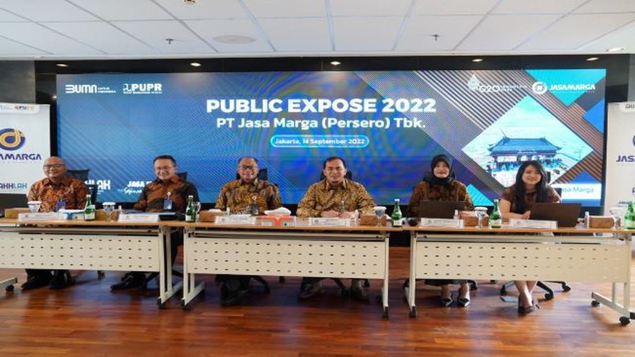 Paparan publik PT Jasa Marga Tbk (JSMR), Rabu (14/9/2022) (Foto: Jasa Marga)