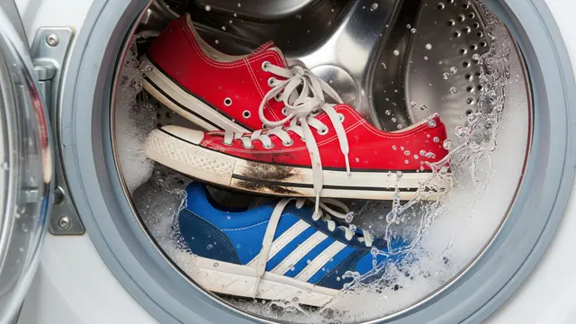 Ilustrasi Cuci Sepatu