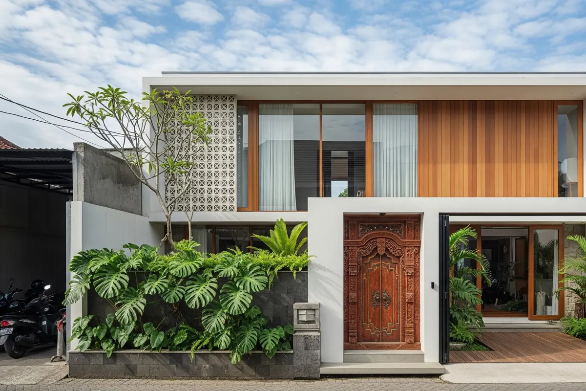 Model Rumah Minimalis Modern dengan Sentuhan Tropis