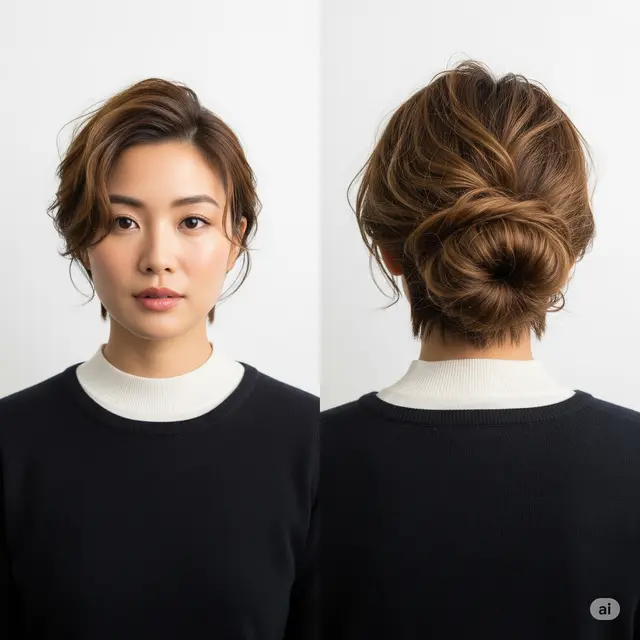 6 Model Rambut Pendek Gelung Bawah yang Stylish dan Praktis