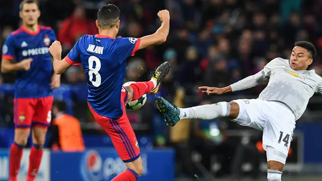 FOTO: Manchester United Pesta Gol di Kandang CSKA Moscow