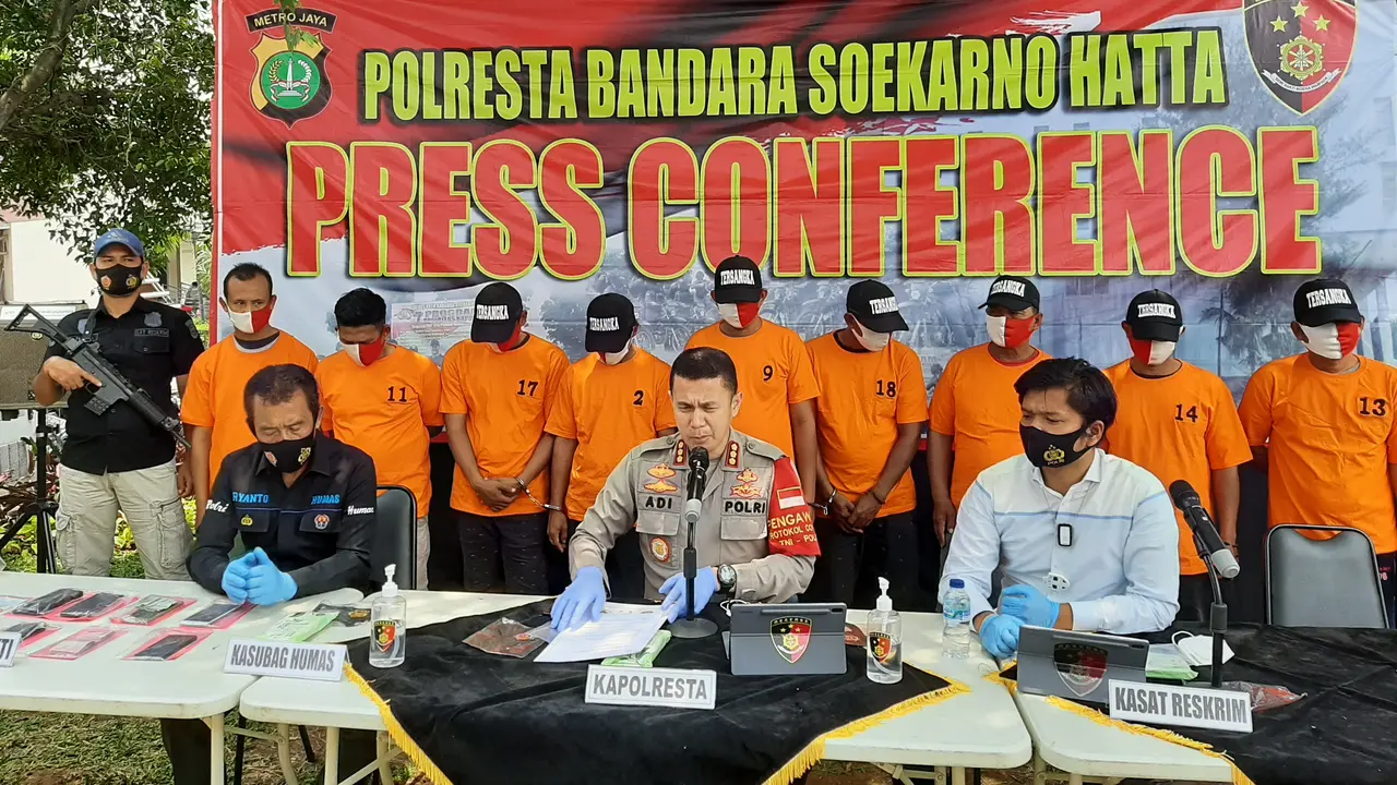 Polresta Bandara Soetta mengungkap kasus pencurian motor.