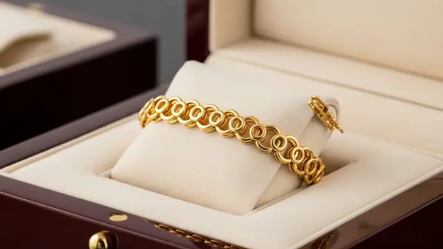 Model Gelang Emas Motif Cincin Sambung