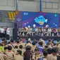 Kegiatan Lauk Sasatoan Festival (Lasato Fest) 2024 menyuguhkan ragam kegiatan seperti Gerakan Minum Susu (Gerimis), Gerakan Makan Telur (Germatel), dan Gerakan Memasyarakatkan Makan Ikan (Gemarikan) bersama 3.000 anak. (Liputan6.com/Jayadi Supriadin)