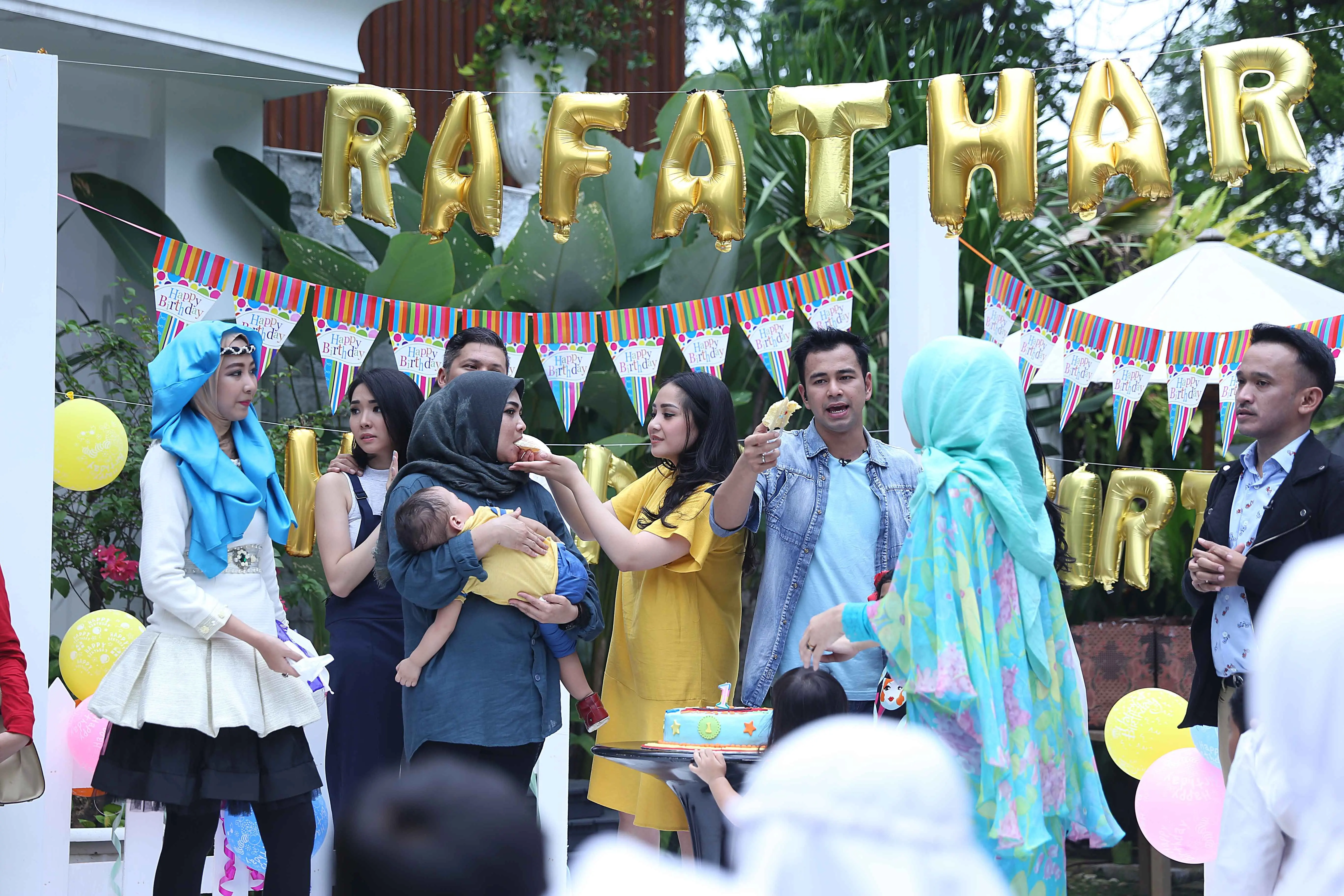 Ultah Rafathar Malik Ahmad (Nurwahyunan/bintang.com)