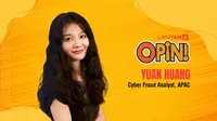 Yuan Huang, Cyber Fraud Analyst, APAC. (Liputan6.com)