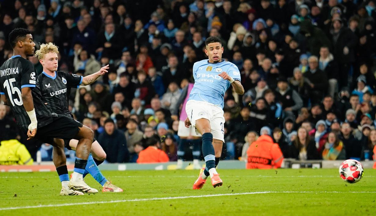 Kemenangan ini sangat krusial bagi City demi menghindari tersingkir dari 24 besar dalam format baru kompetisi ini. (AP Photo/Dave Thompson)