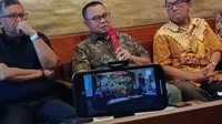 Co-captain Tim Nasional Pemenangan Anies Baswedan-Muhaimin Iskandar (Timnas AMIN) Sudirman Said. (Liputan6.com/Dian Agustini)