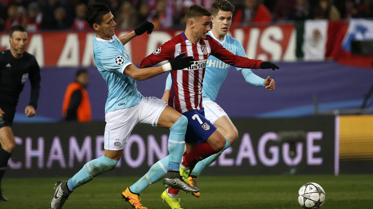 Penyerang Atletico Madrid, Antoine Griezmann (Liputan6)