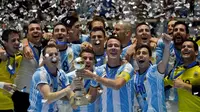 Argentina menjadi juara Piala Dunia Futsal 2016. (AFP/Luis Robayo)