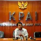 Komisioner Perlindungan Anak KPAI, Susanto, menegaskan KPAI fokus untuk menyelamatkan dan memulihan psikologis anak D pasca ditelantarkan oleh orangtuanya, Jakarta, Jumat (15/5/2015). (Liputan6.com/Yoppy Renato)