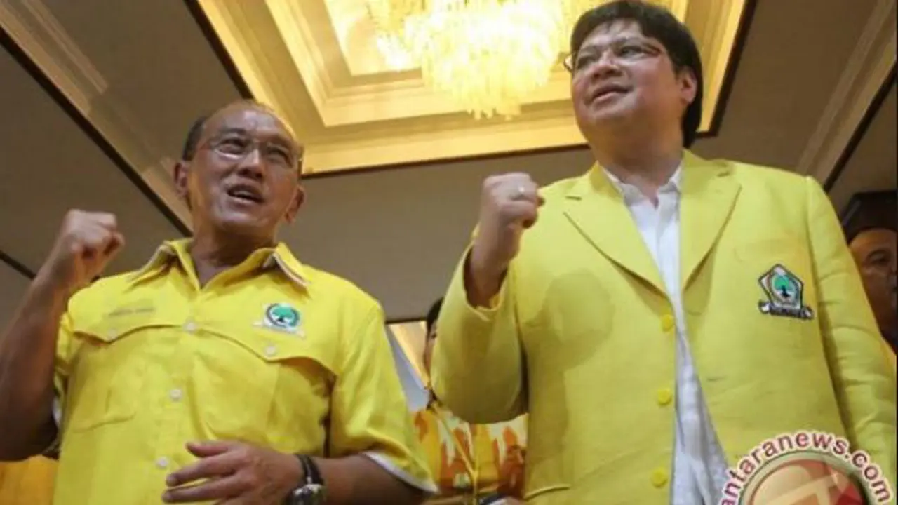 Aburizal Bakrie dan Airlangga Hartarto