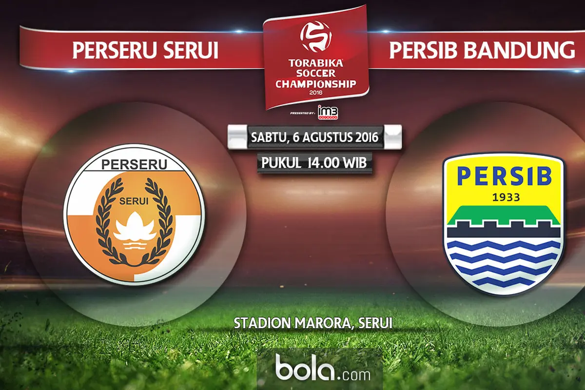 Perseru Serui Vs Persib Bandung (Bola.com/Adreanus Titus) 