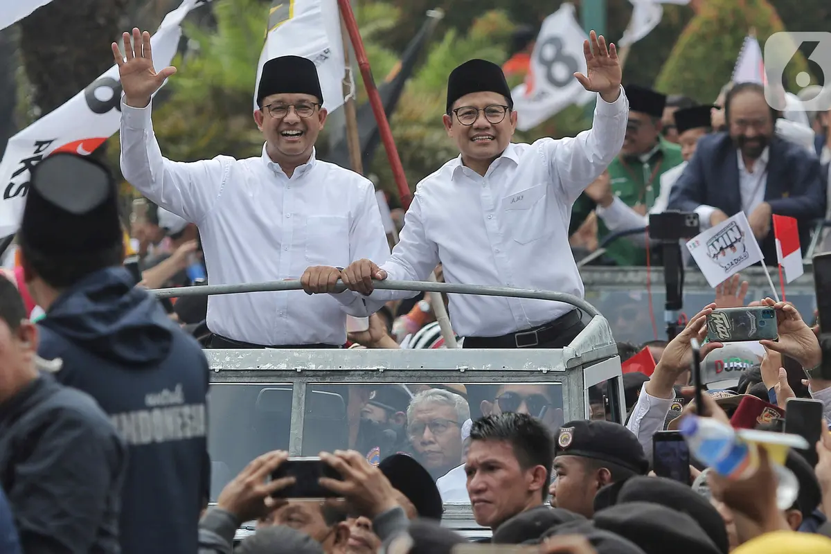 Anies Baswedan dan Muhaimin Iskandar alias Cak Imin