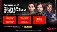 Nonton Keseruan Streaming F1 GP Mexico 2022 Live Vidio 29-30 Oktober 2022 : Ada Max Verstappen