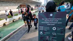 Ayam yang dikonsumsi bebas dari penggunaan antibiotik berlebih dan kekejaman hewan. (Liputan6.com/Angga Yuniar)