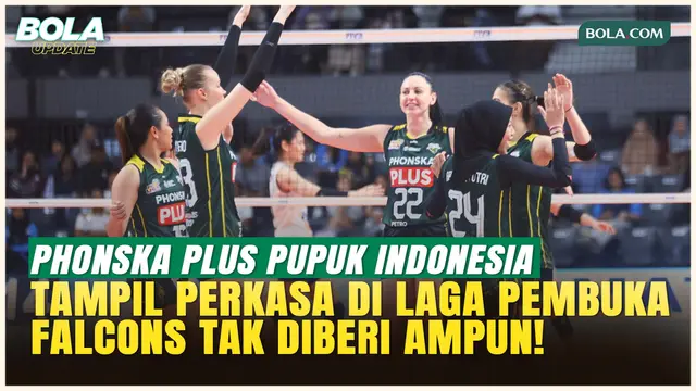 Phonska Plus Pupuk Indonesia Tampil Perkasa di Laga Pembuka Proliga 2026, Gilas Falcons 3-0