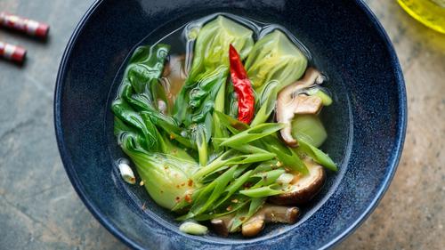 resep sayur bening sawi pakcoy bok choy