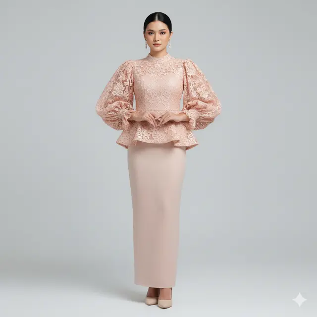 Model Kebaya Lengan Balon Modern untuk Anak Muda. Gemini