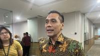 Koordinator Komunikasi Tim Transisi Pramono-Rano, Chiko Hakim, di Gedung DPRD Jakarta, Senin (13/1/2025). (Liputan6.com/Winda Nelfira)