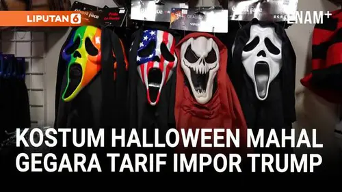 VIDEO: Tarif Impor Trump Bikin Harga Kostum Halloween Melonjak