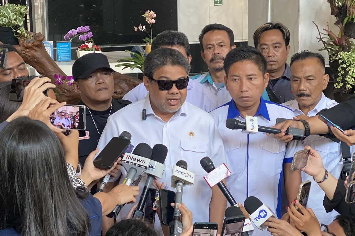 Penasihat Khusus Presiden Bidang Ketenagakerjaan dan Kesejahteraan Buruh, Said Iqbal di Kantor Kementerian Keuangan, Rabu, (8/7/2026). (Foto: Liputan6.com/Immanuel Christian)