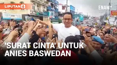 Anies Baswedan dapat 'Surat Cinta' dari Emak-emak