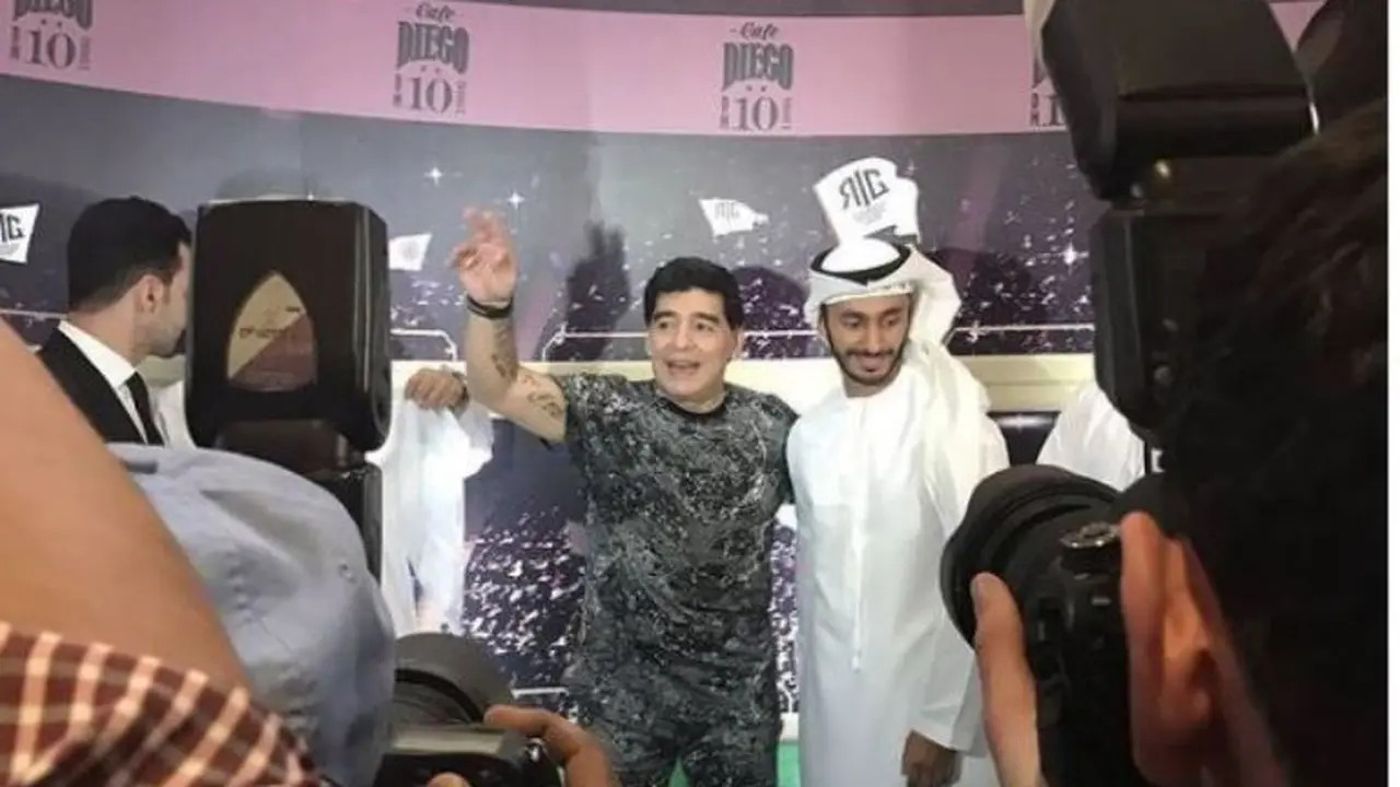 Menengok Kafe Milik Diego Maradona di Abu Dhabi