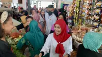 Blusukan ke Pasar di Semarang, Atikoh Ganjar Serap Aspirasi soal Stabilitas Harga