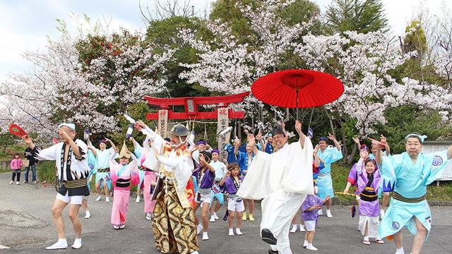 Gunung Benten, yang terletak di Prefektur Tokushima.