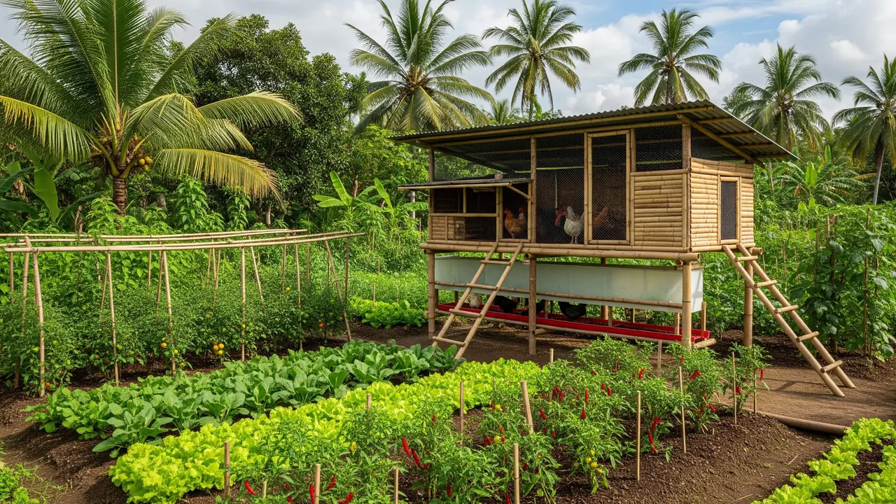 Cara Membuat Kebun Sayur yang Mendapat Pupuk Gratis dari Ternak/Gemini AI