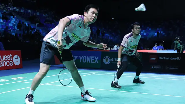 Mohammad Ahsan/Hendra Setiawan - French Open 2023 - Bulu Tangkis