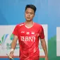 Tunggal putra Indonesia&nbsp;Anthony Sinisuka Ginting tersingkir dari Kejuaraan Asia 2022 setelah kalah dari&nbsp;Weng Hong Yang dari China di Muntinlupa Sports Complex, Manila, Filipina, Jumat (29/4) malam WIB. (foto: PBSI)