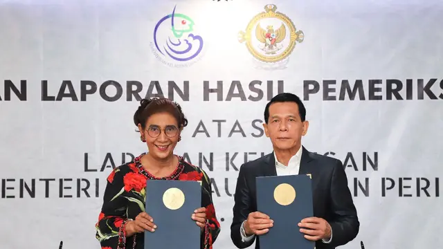 Kementerian Kelautan dan Perikanan (KKP) meraih opini Wajar Tanpa Pengecualian (WTP) dari Badan Pemeriksaan Keuangan Republik Indonesia (BPK RI) untuk laporan keuangan tahun 2018.