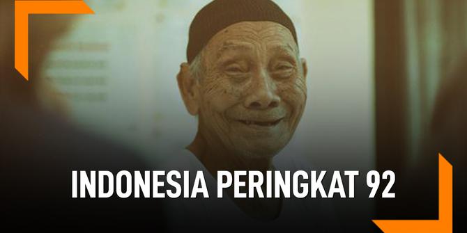 VIDEO: Lumayan, Indonesia Peringkat 92 Negara Paling Bahagia Dunia