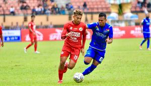 Muhammad Sanjaya saat memperkuat Semen Padang pada 2021. (Instagram Muhammad Sanjaya)