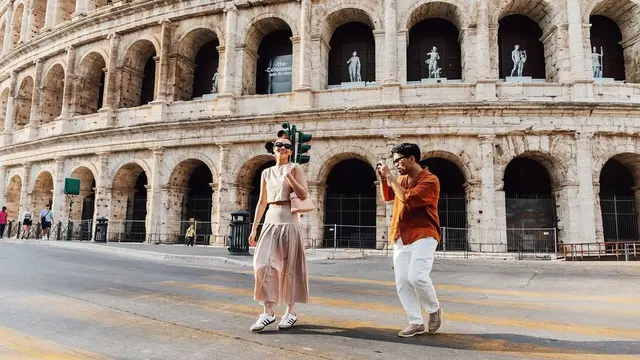 Penampilannya Dipuji Berkelas, 6 Gaya Aaliyah Massaid Kenakan Busana Ratusan Ribu saat Honeymoon di Eropa