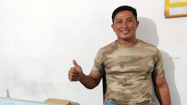 Mantan bek dan gelandang Persik Kediri, Agus Susanto.