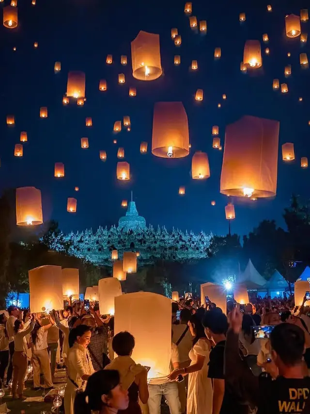 Persiapan Waisak 2026 di Candi Borobudur Matang, Festival Lampion Siap Digelar Meriah