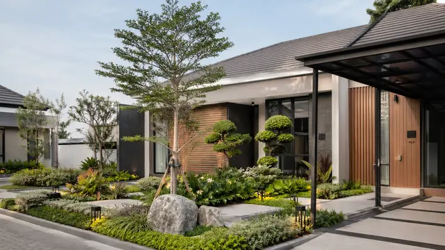 Desain Rumah Tanpa Pagar Tapi Tetap Aman (AI)